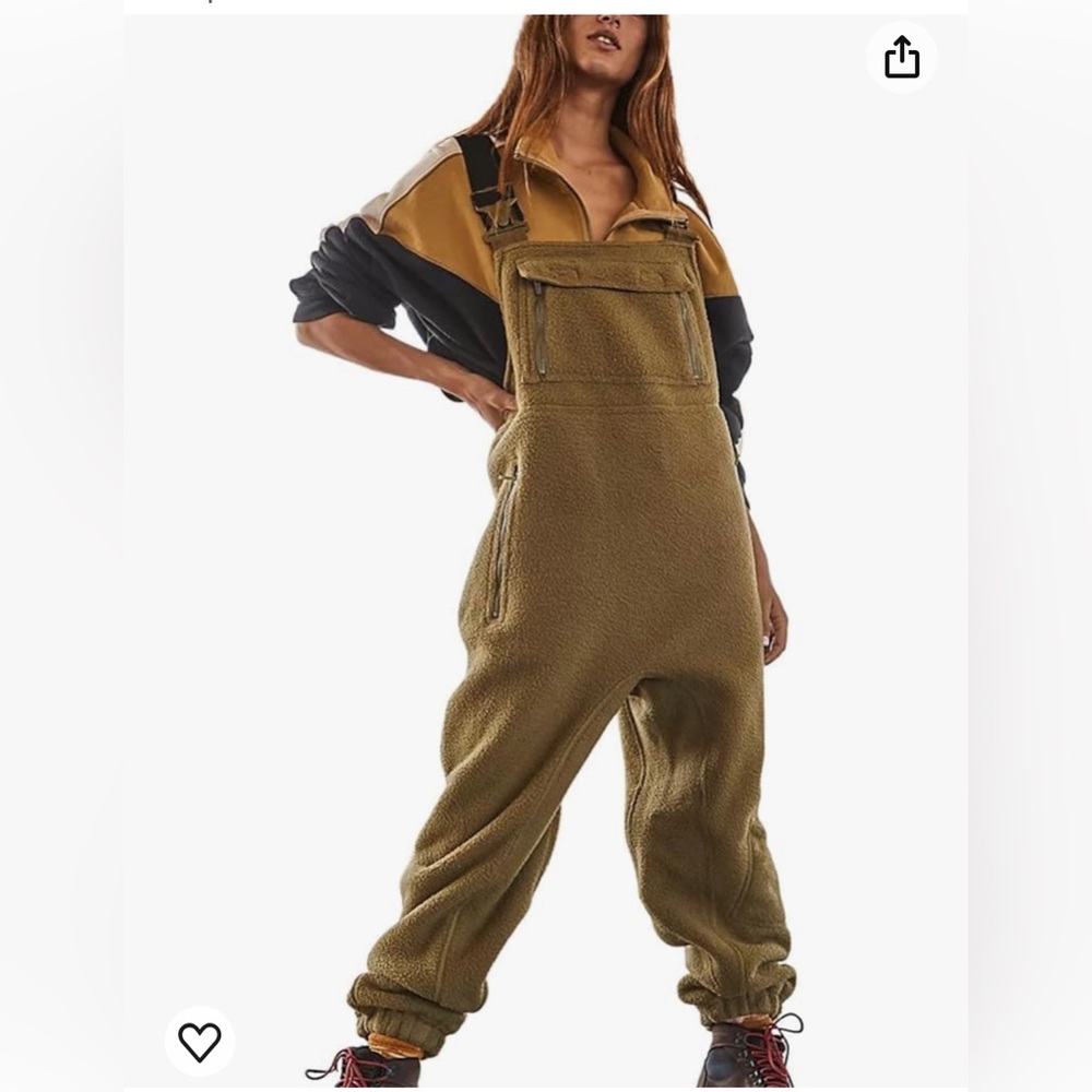 Women’s Fleece Overall Jumpsuit *BRAND NEW* size medium